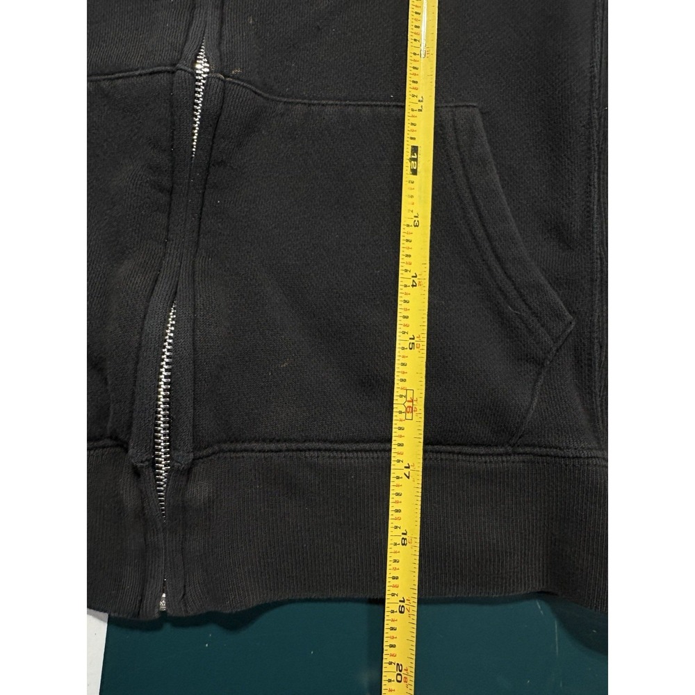 Polo Ralph Lauren Sport Full Zip Hoodie Sweatshirt Women's Medium Black Cropped - Picture 10 of 10